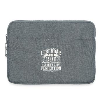 Legendary Since 1976 Vintage Birthday Gift - Laptop bag 15" - heather grey - Front