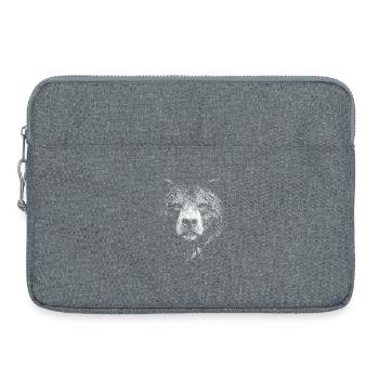Bär - Laptoptasche 15" - Grau meliert - Vorne