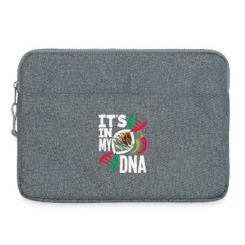 Fierté du Mexique & Maison Drapeau du Mexique - Sacoche pour ordinateur portable 15 pouces - gris chiné - Devant