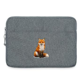 fuchs - Laptoptasche 15" - Grau meliert - Vorne