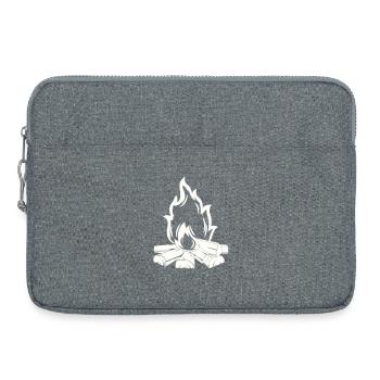 Feu de camp - Sacoche pour ordinateur portable 15 pouces - gris chiné - Devant