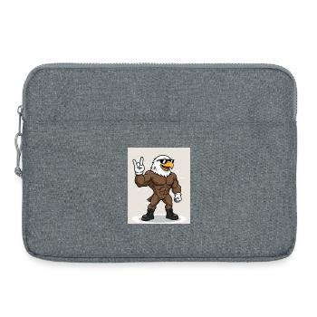 Stark & Cool – Tierischer Power Style - Laptoptasche 15" - Grau meliert - Vorne