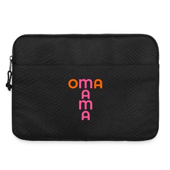 Annonce du bébé - Maman Mamie - Sacoche pour ordinateur portable 15 pouces - noir - Devant