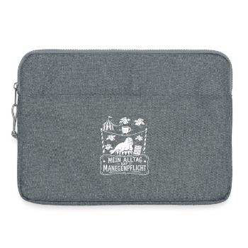 Alltag Mit Manegenpflicht - Laptoptasche 15" - Grau meliert - Vorne