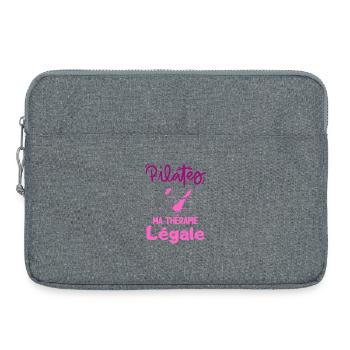 Pilates Ma Thérapie Légale - Sacoche pour ordinateur portable 15 pouces - gris chiné - Devant