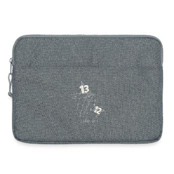 Level 13 Freigeschaltet | 13-jähriges Jubiläumsgeschenk - Laptoptasche 15" - Grau meliert - Vorne