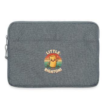 Little Rigatoni Character - Laptop bag 15" - heather grey - Front