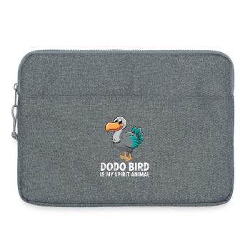 Dodo Bird est mon animal spirituel Lustiger Dodo Vogel - Sacoche pour ordinateur portable 15 pouces - gris chiné - Devant