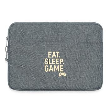 Eat Sleep Game Controller - Laptoptasche 15" - Grau meliert - Vorne