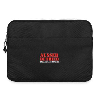 Außer Betrieb Geduldsfaden Gerissen - Laptoptasche 15" - Schwarz - Vorne
