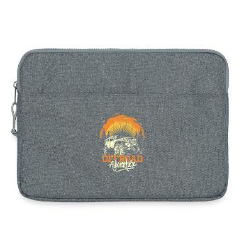 Offroad Adventure Jeep Sunset - Sacoche pour ordinateur portable 15 pouces - gris chiné - Devant