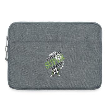 Football Star - Sacoche pour ordinateur portable 15 pouces - gris chiné - Devant