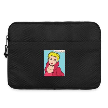 Reine sans roi Pop Art - Sacoche pour ordinateur portable 15 pouces - noir - Devant