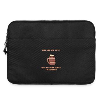 Craftbier Stilvolles Design für Bierliebhaber - Laptoptasche 15" - Schwarz - Vorne