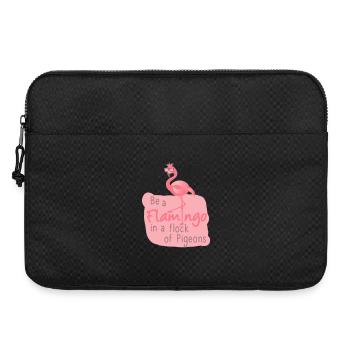 Be a Flamingo in a Flock of Pigeons - Laptoptasche 15" - Schwarz - Vorne