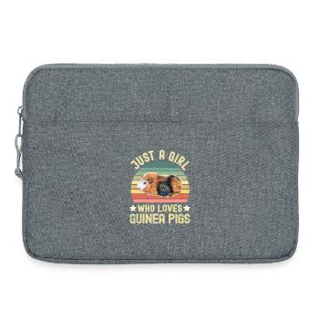 Guinea pig - Laptop bag 15" - heather grey - Front