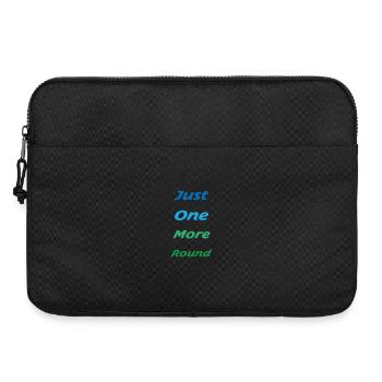 Just one more Round - Gaming Shirt - Laptop bag 15" - black - Front