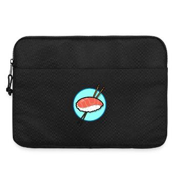 Lachs Sushi - Laptoptasche 15" - Schwarz - Vorne