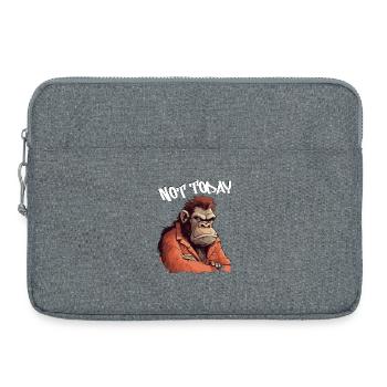 Nicht Heute Affe – Wütender Orang-Utan - Laptoptasche 15" - Grau meliert - Vorne