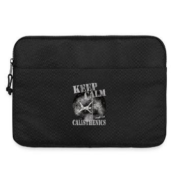 Keep Calm – Calisthenics Design - Laptoptasche 15" - Schwarz - Vorne