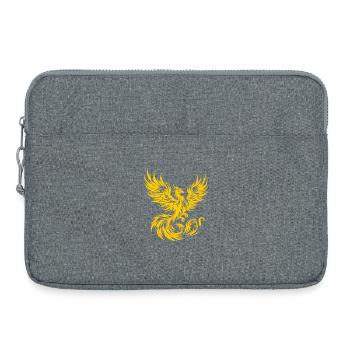 Feuer-Phönix - Laptoptasche 15" - Grau meliert - Vorne