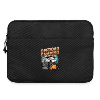 Camping tout-terrain - Sacoche pour ordinateur portable 15 pouces - noir - Devant