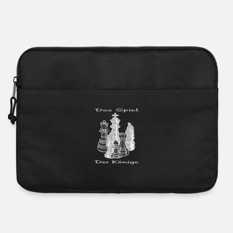 Schach figuren - Laptoptasche 15" - Schwarz