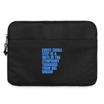 Conception de citation symphonique inspirante - Sacoche pour ordinateur portable 15 pouces - noir - Devant