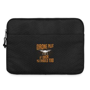 Drone Pilot if I duck you should too - Laptop bag 15" - black - Front