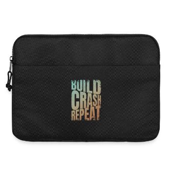 Drone build crash repeat saying - Laptop bag 15" - black - Front