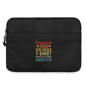 Pensioner 2026 - Laptop bag 15" - black - Front