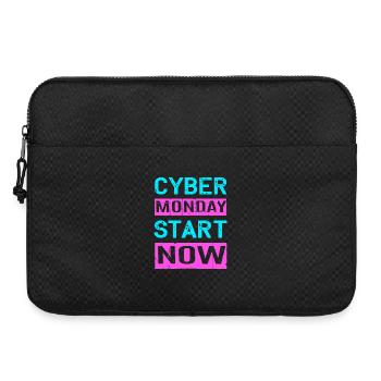 Cyber Monday shopping spree - Laptop bag 15" - black - Front