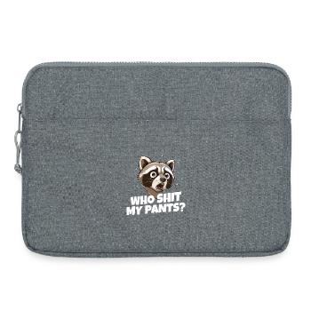 raton laveur qui m’a merdé ? - Sacoche pour ordinateur portable 15 pouces - gris chiné - Devant