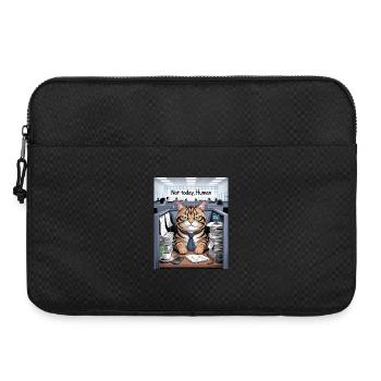 Katzenchef im Büro Not today - Laptoptasche 15" - Schwarz - Vorne