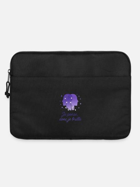 Zwillinge Sternzeichen - Astrologie - Laptoptasche 15" - Schwarz