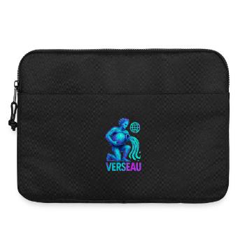Signe astrologique du Verseau - Astrologie - Sacoche pour ordinateur portable 15 pouces - noir - Devant
