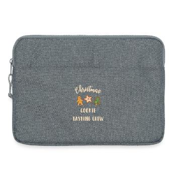 Christmas Cookie Tasting Crew - Laptop bag 15" - heather grey - Front