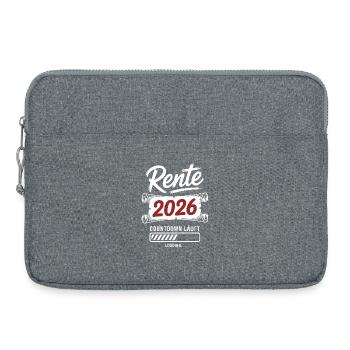 Rente2026 Countdown - Laptoptasche 15" - Grau meliert - Vorne