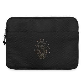Art au trait en cristal mystique - Sacoche pour ordinateur portable 15 pouces - noir - Devant