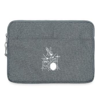 Rythm Rabbit Drummer - Sacoche pour ordinateur portable 15 pouces - gris chiné - Devant