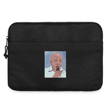Sängerporträt Pop-Art Stil - Laptoptasche 15" - Schwarz - Vorne