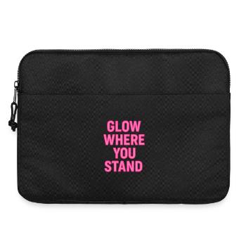Brille là où tu te tiens en rose néon - Sacoche pour ordinateur portable 15 pouces - noir - Devant