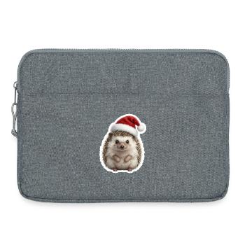 Hérisson avec capsule souple - Sacoche pour ordinateur portable 15 pouces - gris chiné - Devant