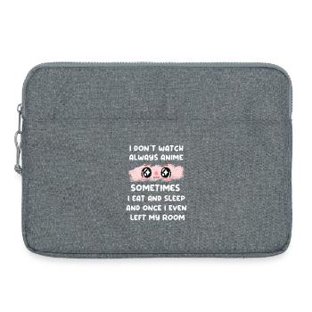 Anime - Laptop bag 15" - heather grey - Front