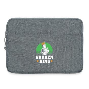 Kompost Würmer Geschenk - Laptoptasche 15" - Grau meliert - Vorne