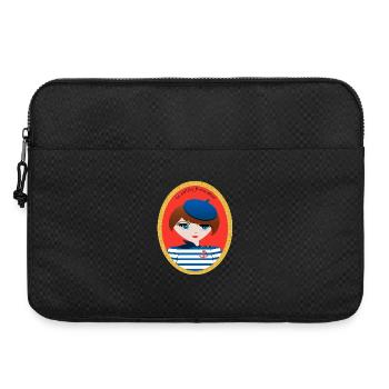 La Petite Française en Marinière - Sacoche pour ordinateur portable 15 pouces - noir - Devant