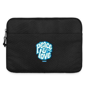 PEACE LOVE #3 - let's talk - Sacoche pour ordinateur portable 15 pouces - noir - Devant