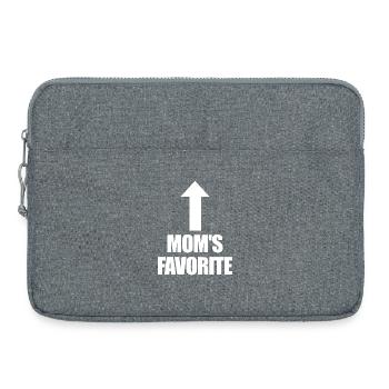 Favorite Child Mom's Darling I'm Mom's Favorite - Laptop bag 15" - heather grey - Front