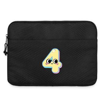 Quatre Kawaii Souriants - Sacoche pour ordinateur portable 15 pouces - noir - Devant