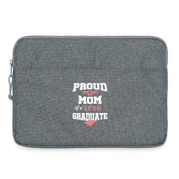 Proud Mother Graduate 2026 Bachelor Master - Laptop bag 15" - heather grey - Front